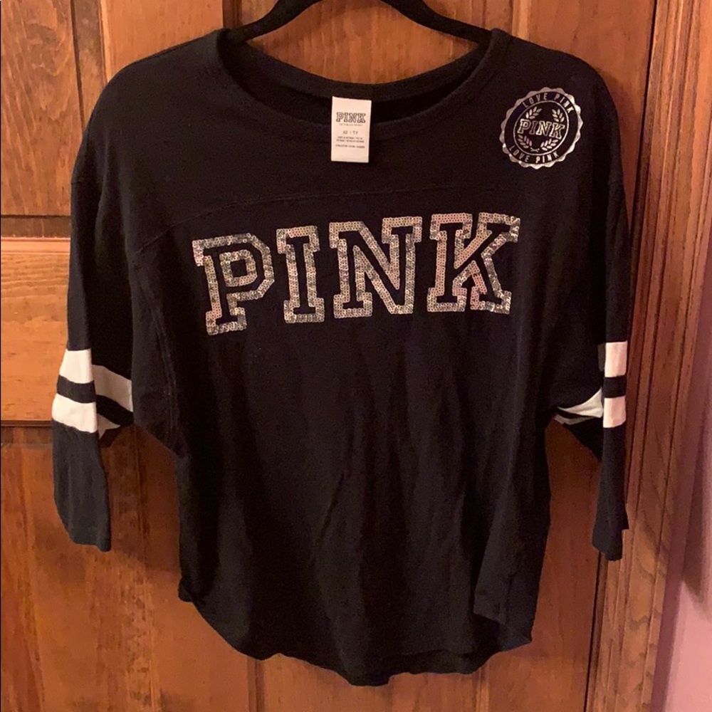 Pink 3/4 sleeve shirt